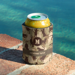 Porta-lata Camuflagem do Deserto de Gatos