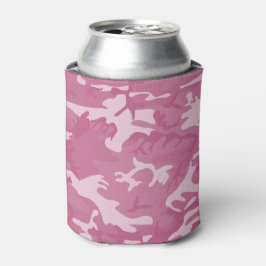 Porta-lata Camuflagem Rosa
