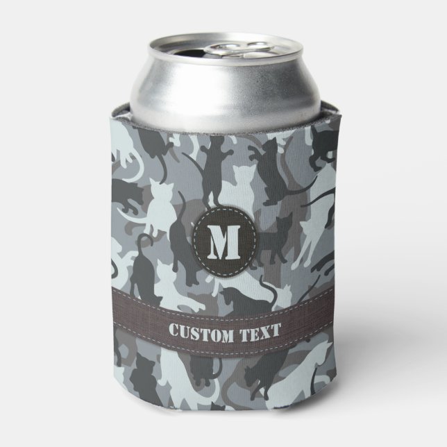 Porta-lata Camuflagem Urbana de Gatos (Can Front)