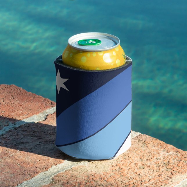 Porta-lata Can Cooler com bandeira de Columbia, Carolina do S (Piscina in situ)