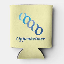 Porta-lata Can Cooler - Nome com Iniciais (blues)