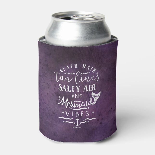 Porta-lata Can Cooler - Summer Vibes Roxo (Can Front)