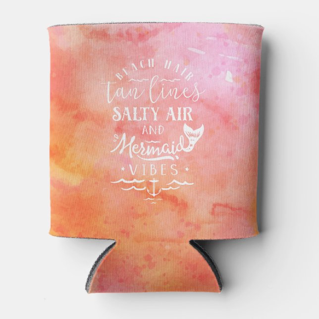 Porta-lata Can Cooler - Summer Vibes Tangerine (Frente)