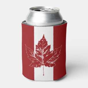 Porta-lata Canadá Flag Cooler Retro Canada Maple Leaf Cooler