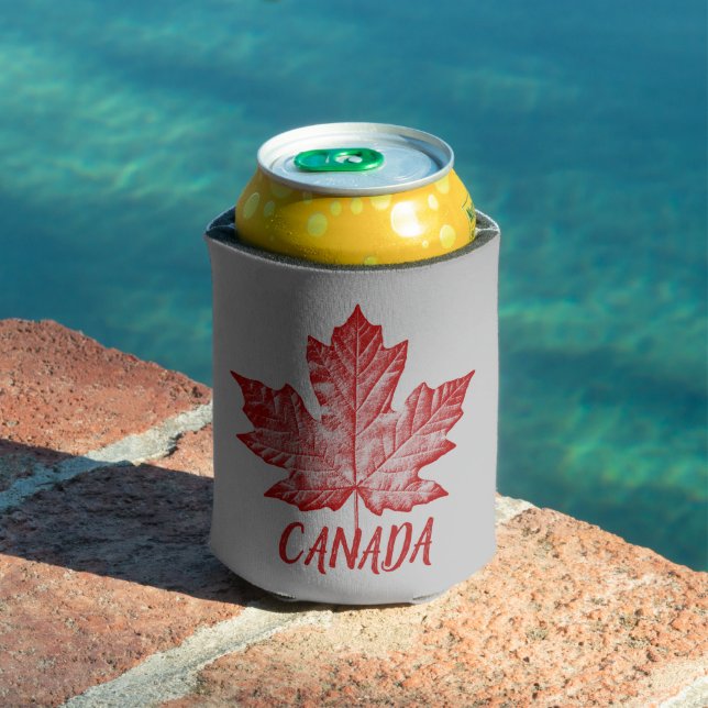 Porta-lata Canadá Souvenir pode refrigerar personalizado (Piscina in situ)