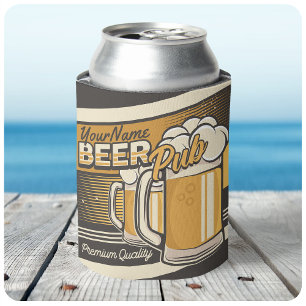 Porta-lata Caneca de cerveja gelada premium personalizada Pub
