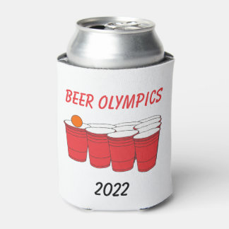 Porta-lata Caneta de Olimpiadas vermelha Solo Fresca