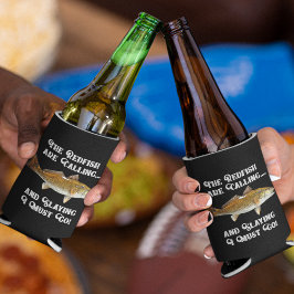 Porta-lata Cantarilho Engraçado Chamar Cota de Pesca Pescador