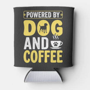 Porta-lata Cão Amante De Café Energizado Por Design