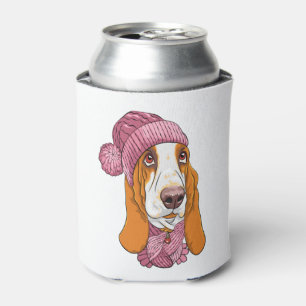 Porta-lata cão Basset Hound Raça de malha