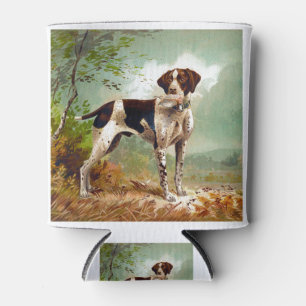 Porta-lata Cão caçador com pássaro na boca