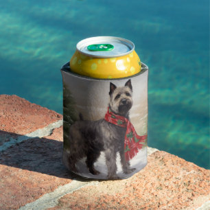 Porta-lata Cão Chesapeake no Natal da Neve