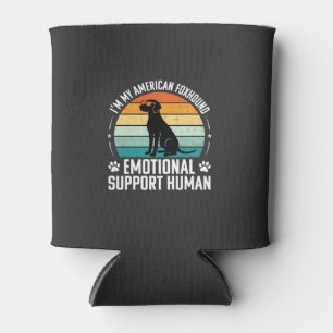 Porta-lata Cão de Apoio Emocional Humano Foxhound Americano