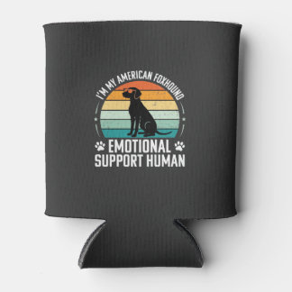 Porta-lata Cão de Apoio Emocional Humano Foxhound Americano