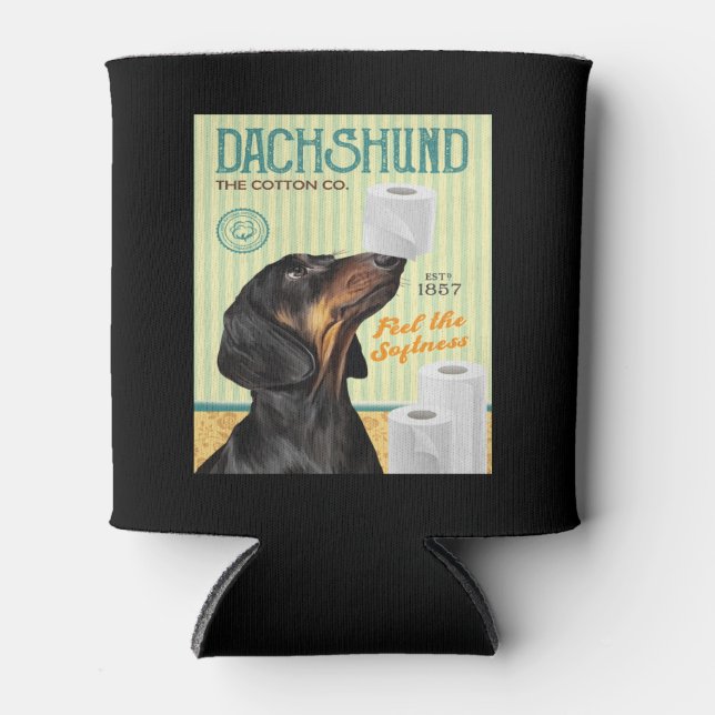 Porta-lata Cão de Dachshund (Frente)