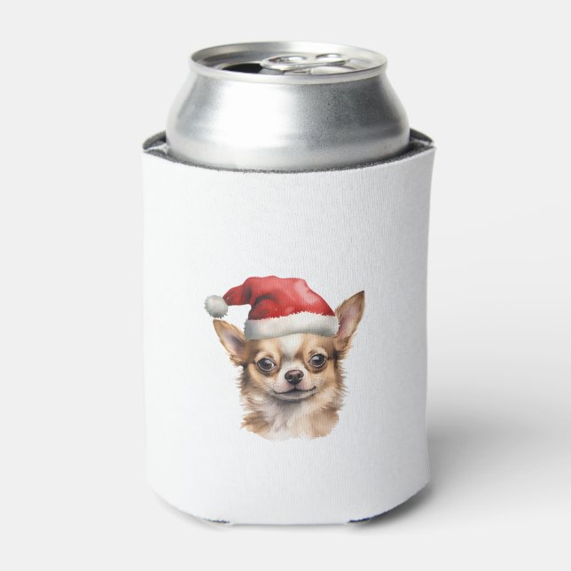 Porta-lata Cão de Natal Chihuahua (Can Front)