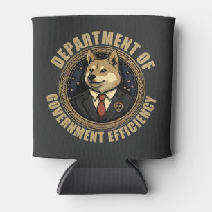 Porta-lata Cão Do Departamento De Eficiência Do Governo