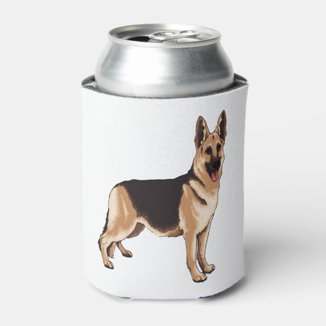Porta-lata cão german shepherd (Can Front)