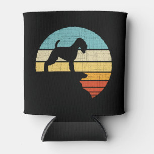 Porta-lata Cão-Vintage Retro-Vintage, Triado Molhado, Terrier