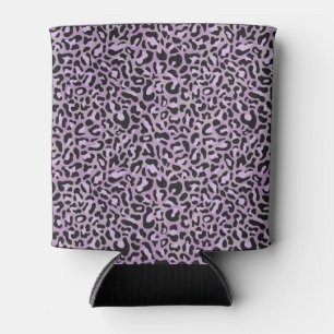 Porta-lata Capa de lata estampa de leopardo
