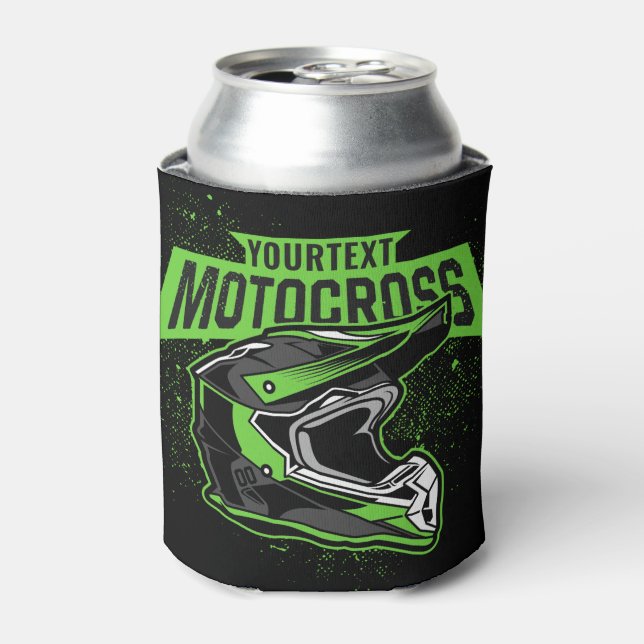 Porta-lata Capacete personalizado de motocross-Racing em bici (Can Front)