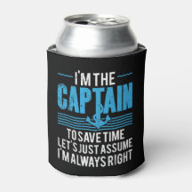 Capitão de Barco Engraçado Supõe que Estou Sempre 