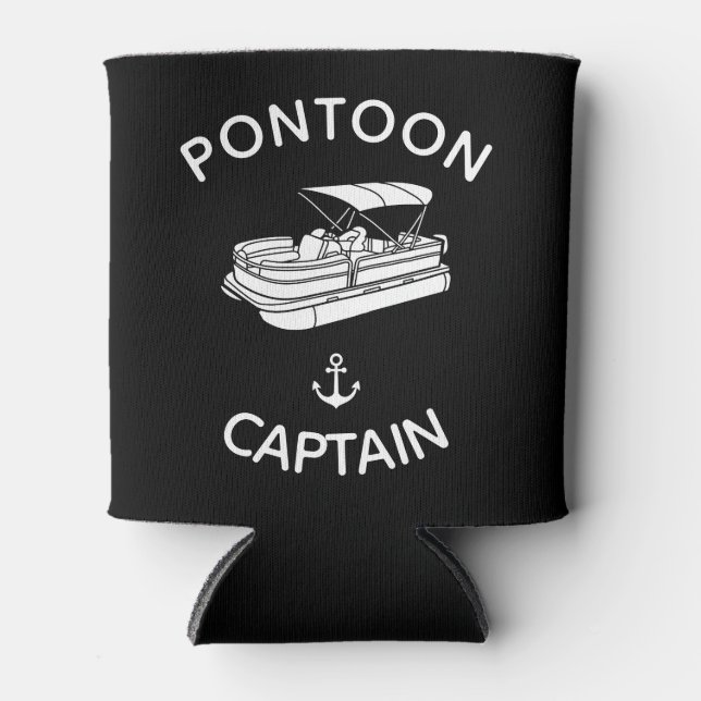 Porta-lata Capitão do Pontão - Cooler de Lata - Presente Dive (Frente)