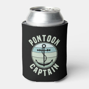 Porta-lata Capitão Retro Vintage Anchor Pontoon Proprietári