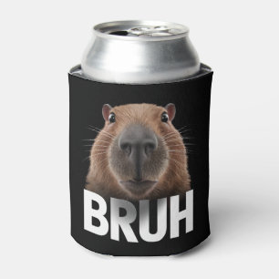 Porta-lata Capivara Engraçada Bruh 