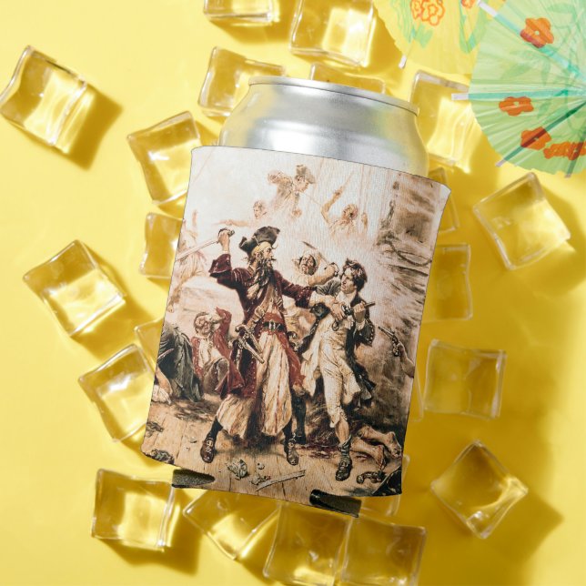 Porta-lata Captura, Pirata Barba Negra, Vingança da Rainha An (Verão in situ)