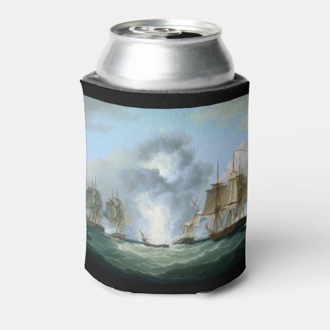 Porta-lata Capturando navios espanhóis de tesouro 1804 (Can Back)