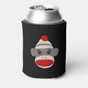Porta-lata Cara do macaco da peúga