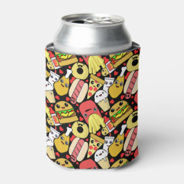 Porta-lata Caracteres de Comida Kawaii Padrão