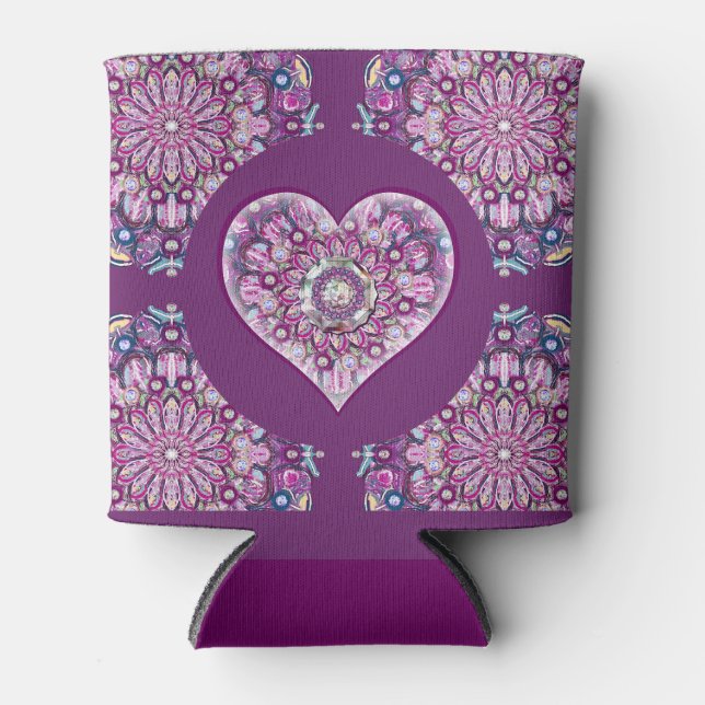 Porta-lata Cardinal Red Rosace (Frente)