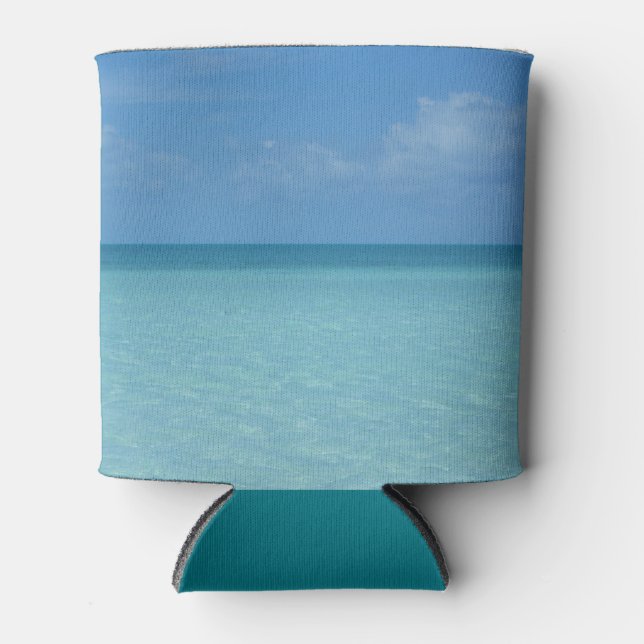 Porta-lata Caribe Horizonte Turquesa Tropical Azul (Frente)