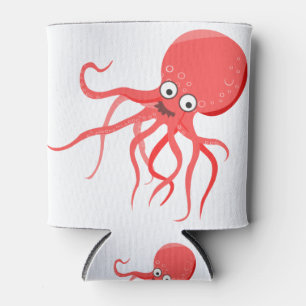 Porta-lata Caricatura de polvo-vermelho-laranja