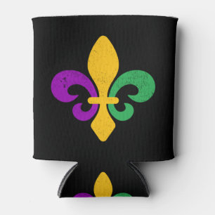 Porta-lata Carnaval Fleur De Lis