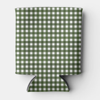 Porta-lata Carreaux Vichy Vert d'Alsace