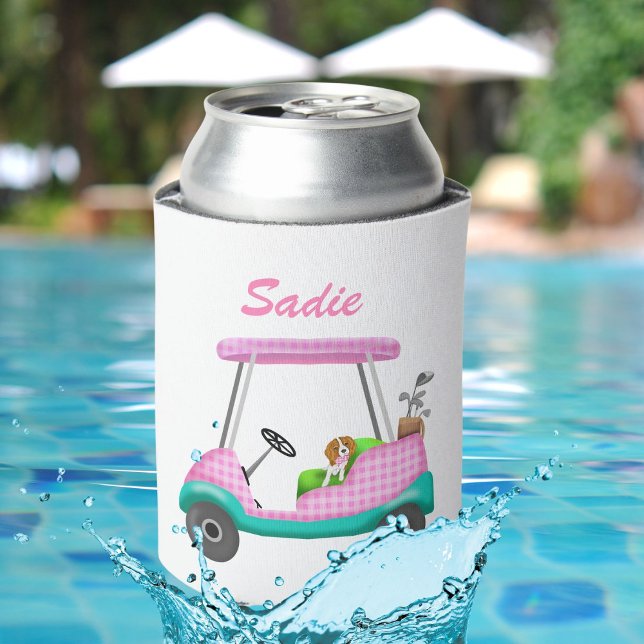 Porta-lata Carrinho de Golfe Com Cavalier King Charles Spanie (Criador carregado)