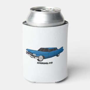 Porta-lata Carro clássico azul legal 1959