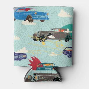 Porta-lata Carros vintage: Padrão de Nuvens do Céu