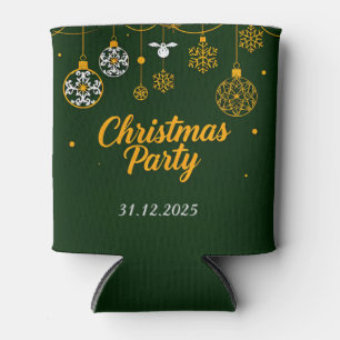 Porta-lata Cartão de Boas Festas de Natal com Decorações