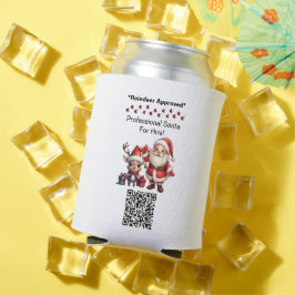 Porta-lata Cartão de Visita do Papai Noel com Dois Lados Ediç