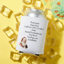 Porta-lata Cartão de Visita Tradicional do Papai Noel