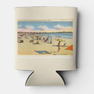 Porta-lata Cartão-postal Vintage Hampton Beach