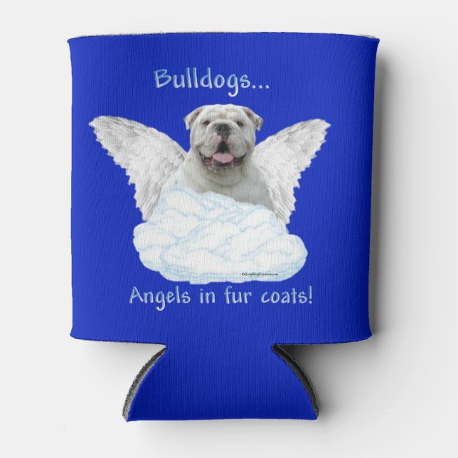 Porta-lata Cartaz do Anjo Bulldog (Frente)