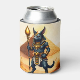 Porta-lata Cartoon Anubis - Deus Egípcio do Pós-Vida