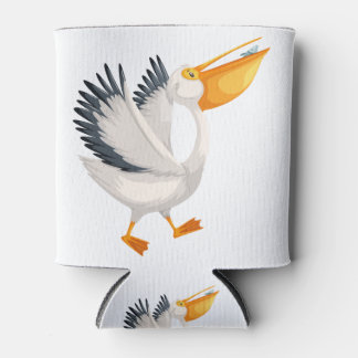 Porta-lata Cartoon pelicano