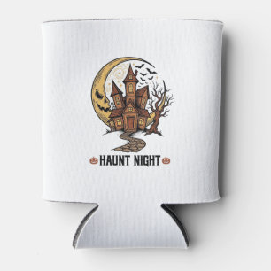 Porta-lata Casa Assombrada Halloween Gravura Vintage Camisa B