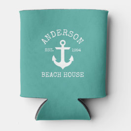 Porta-lata Casa de Praia da Família de Âncoras Náuticas